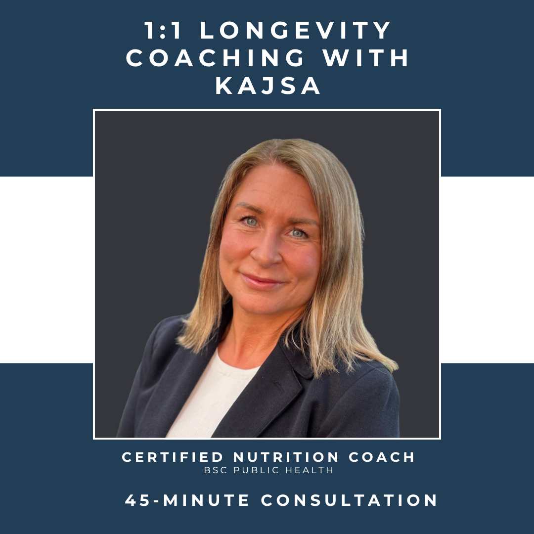 1:1 Longevity Coaching With Kajsa