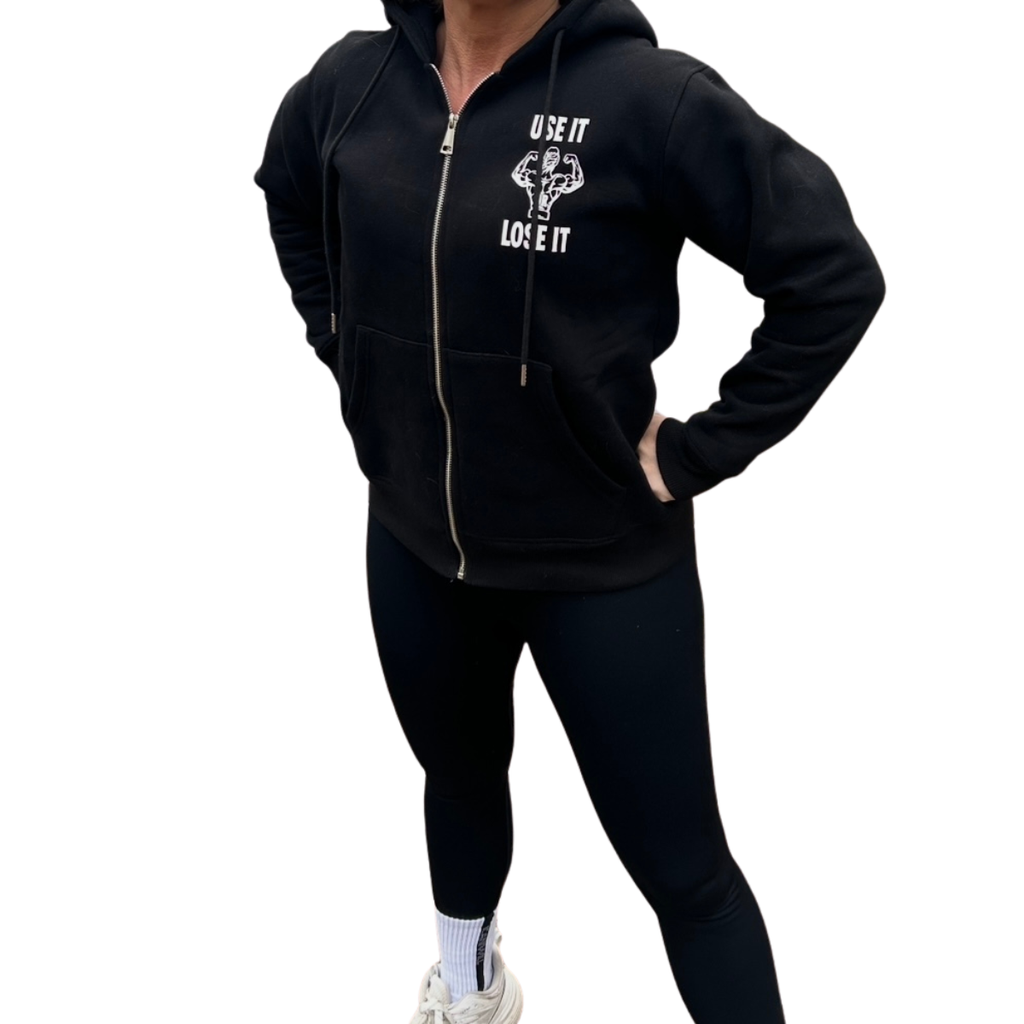 Use It Or Lose It Zip Hoodie – Women’s Strength & Training Hoodie